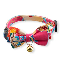 Necoichi Yukata Bow Tie Cat Collar